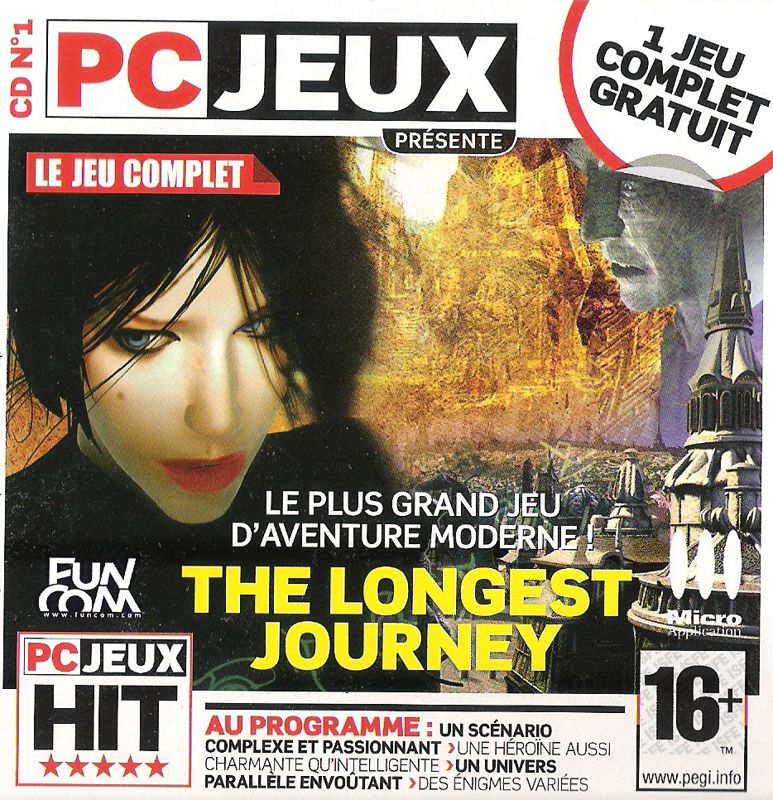 Other for The Longest Journey (Windows) (PC Jeux n°124 - 06/2008 covermount): Disc 1 Sleeve - Front