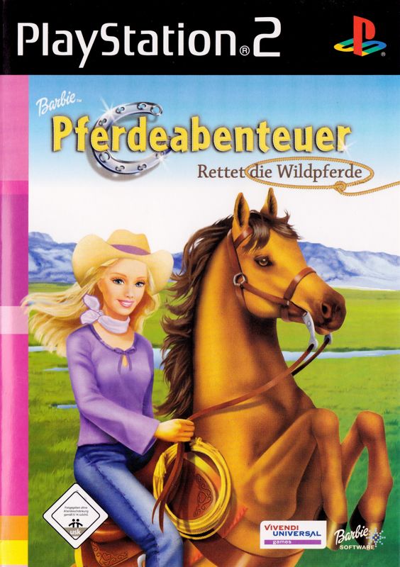 Front Cover for Barbie Horse Adventures: Wild Horse Rescue (PlayStation 2)