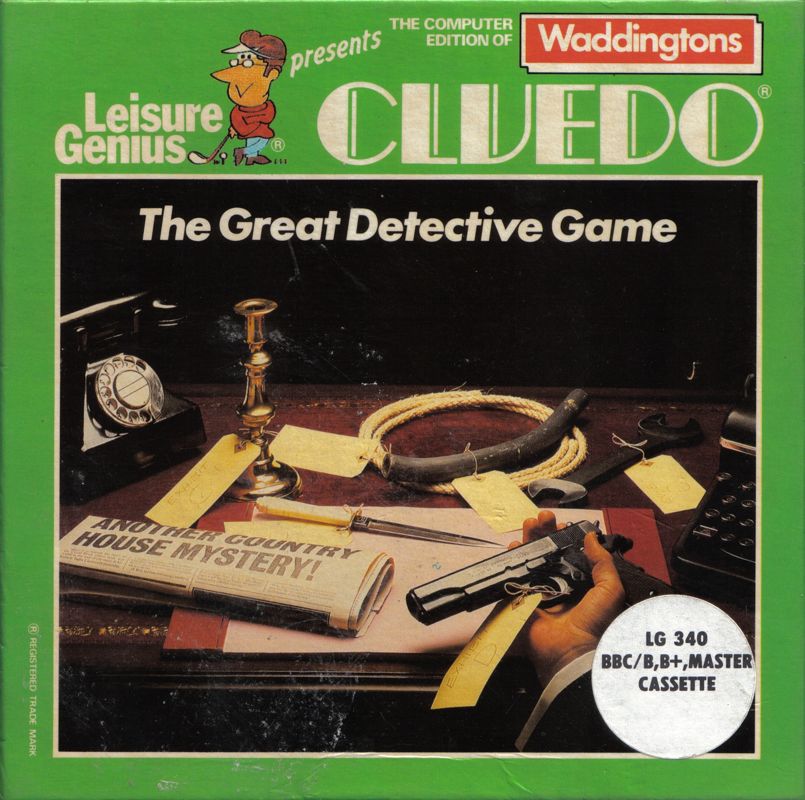 Front Cover for Cluedo (BBC Micro)
