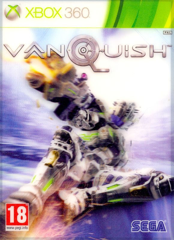 Front Cover for Vanquish (Xbox 360) (Lenticular sleeve)