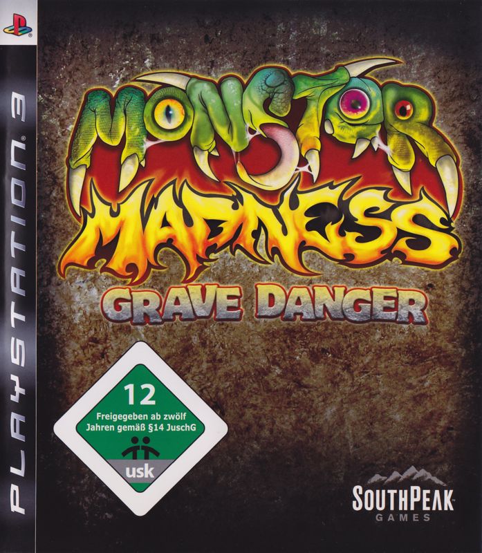 Front Cover for Monster Madness: Grave Danger (PlayStation 3)