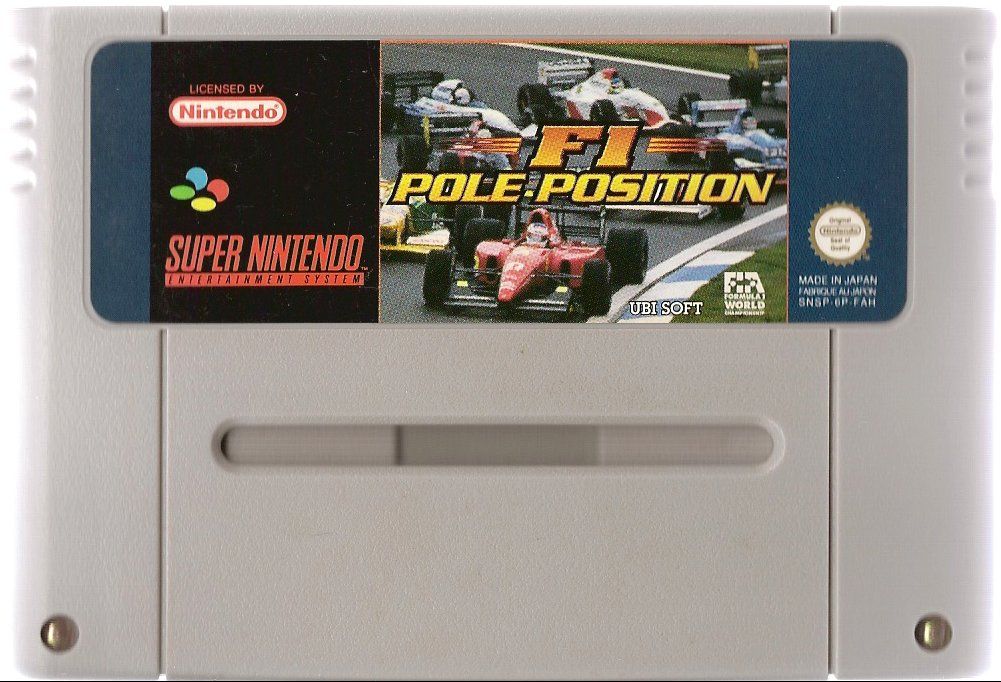 Media for F1 Pole Position (SNES)
