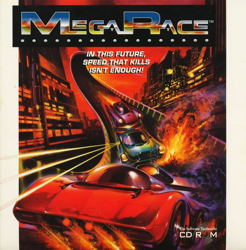 Other for MegaRace (DOS): CD Sleeve - Front
