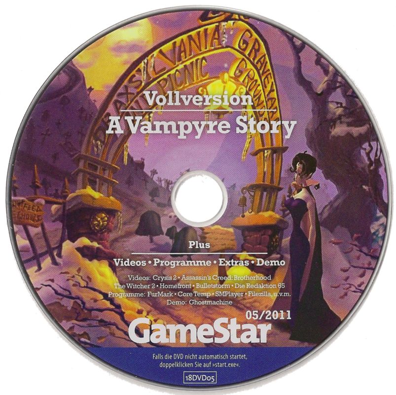 Media for A Vampyre Story (Windows) (GameStar 05/2011 covermount)