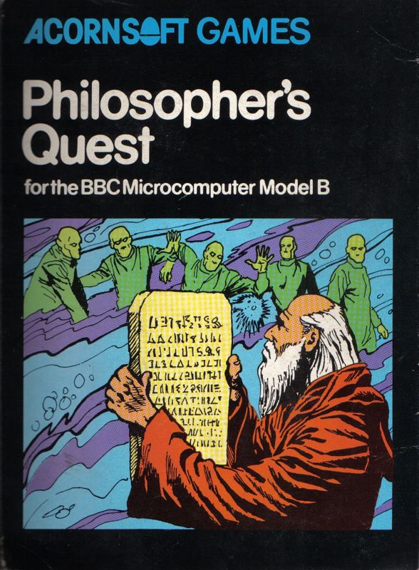 Front Cover for Philosopher's Quest (BBC Micro)