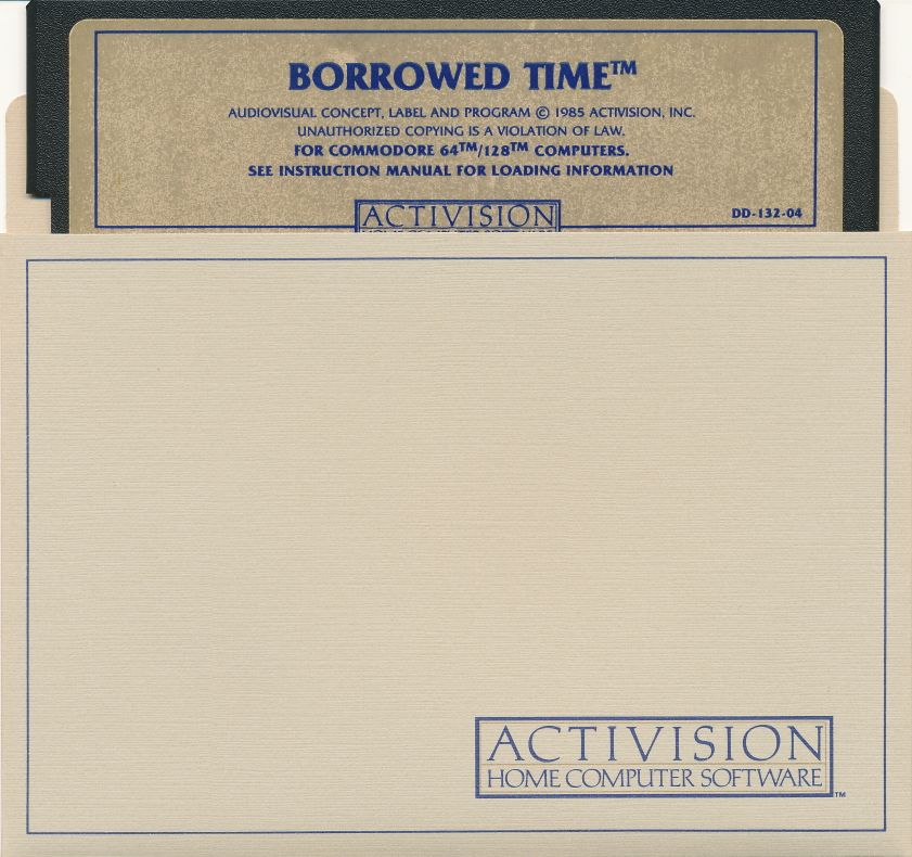 Media for Borrowed Time (Commodore 64)