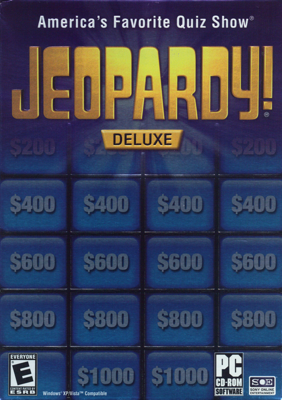 Jeopardy! Deluxe box covers MobyGames