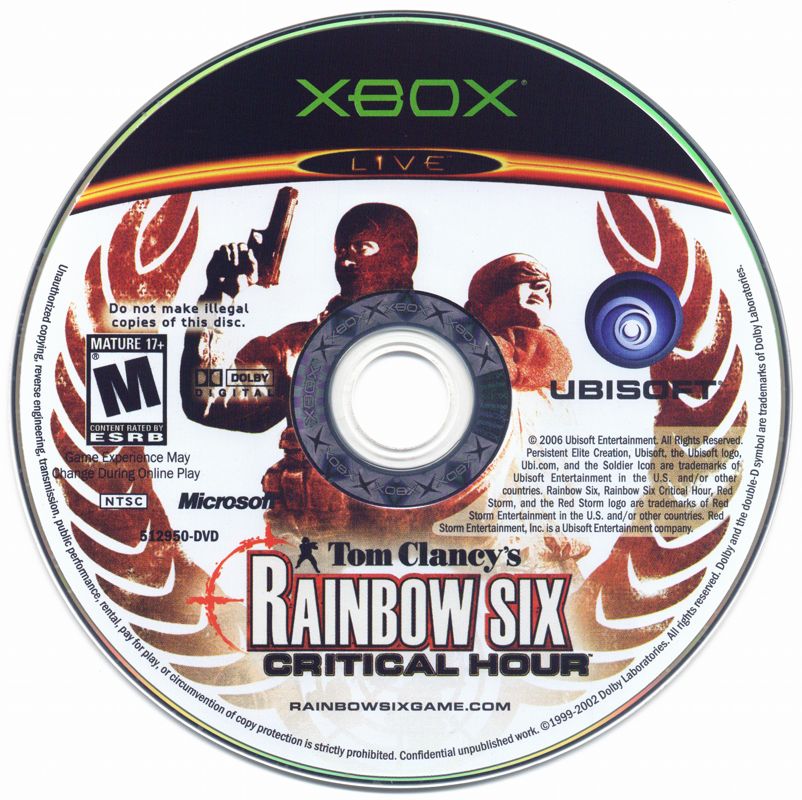 Media for Tom Clancy's Rainbow Six: Critical Hour (Xbox)