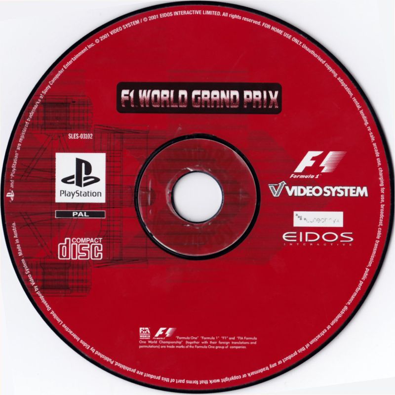 Media for F1 World Grand Prix (PlayStation)