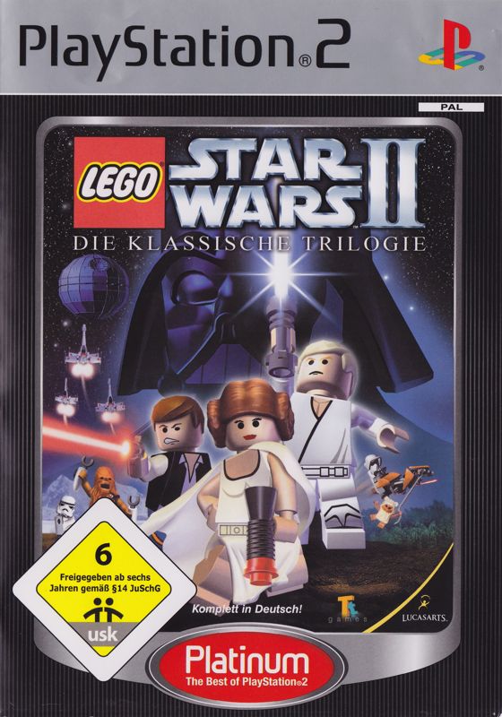 Front Cover for LEGO Star Wars II: The Original Trilogy (PlayStation 2) (Platinum release)