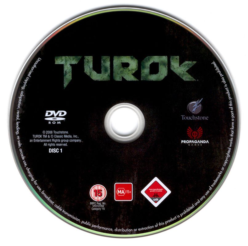 Media for Turok (Windows): Disc 1/2