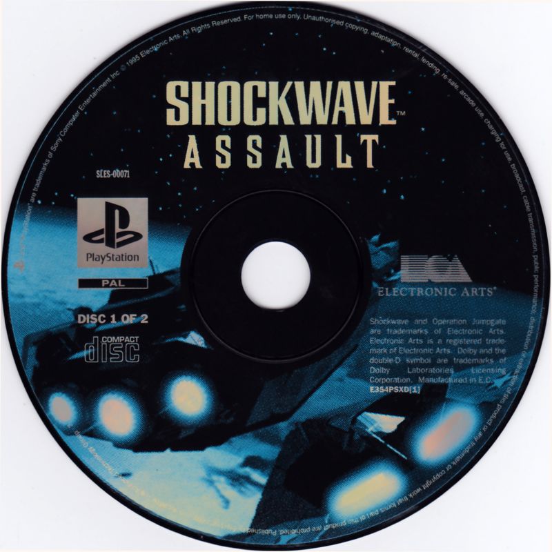 Media for Shockwave Assault (PlayStation)