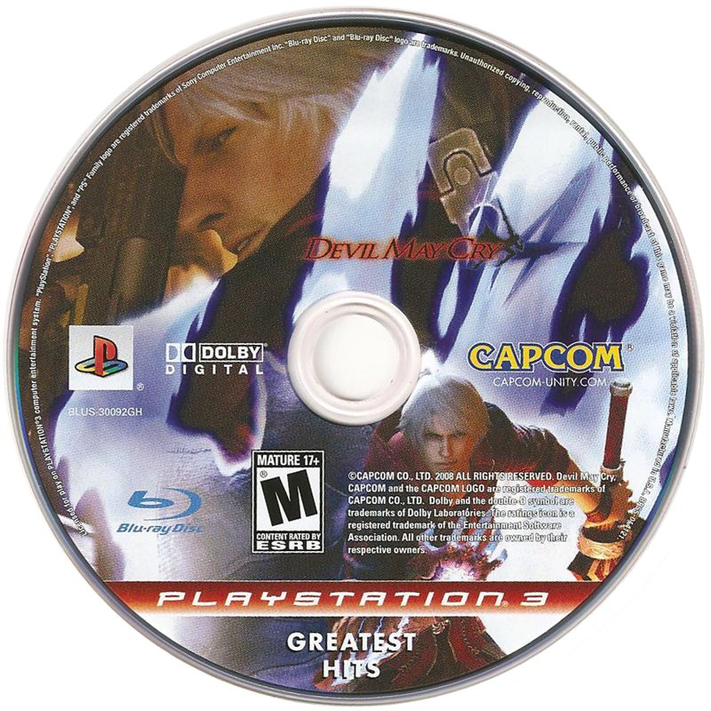 Media for Devil May Cry 4 (PlayStation 3) (Greatest Hits release)