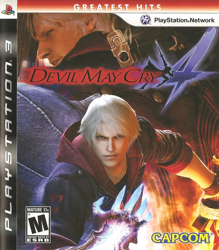 Front Cover for Devil May Cry 4 (PlayStation 3) (Greatest Hits release)