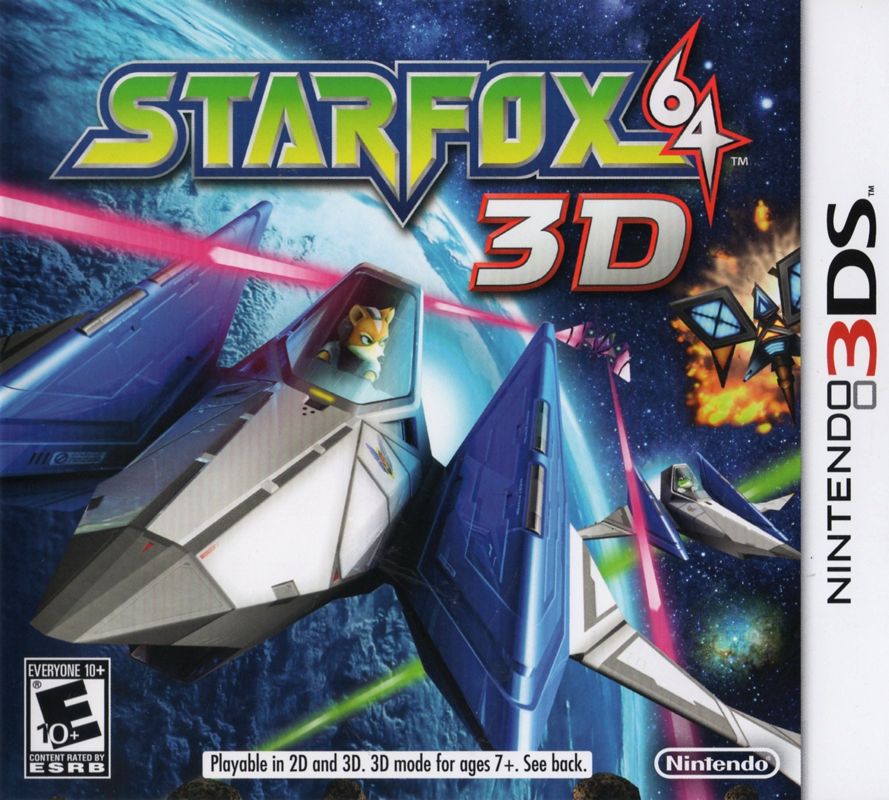 Front Cover for Star Fox 64 3D (Nintendo 3DS)