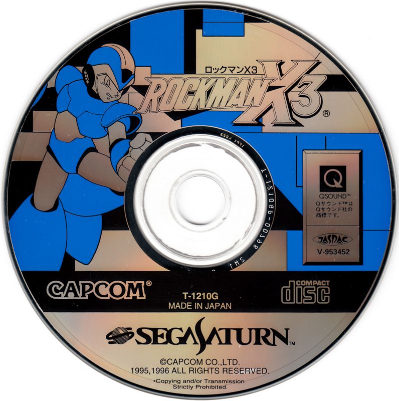 Mega Man X3 cover or packaging material MobyGames