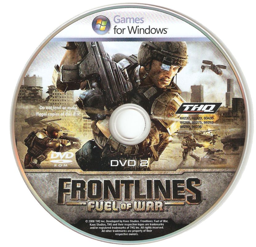 Media for Frontlines: Fuel of War (Windows): Disc 2/2