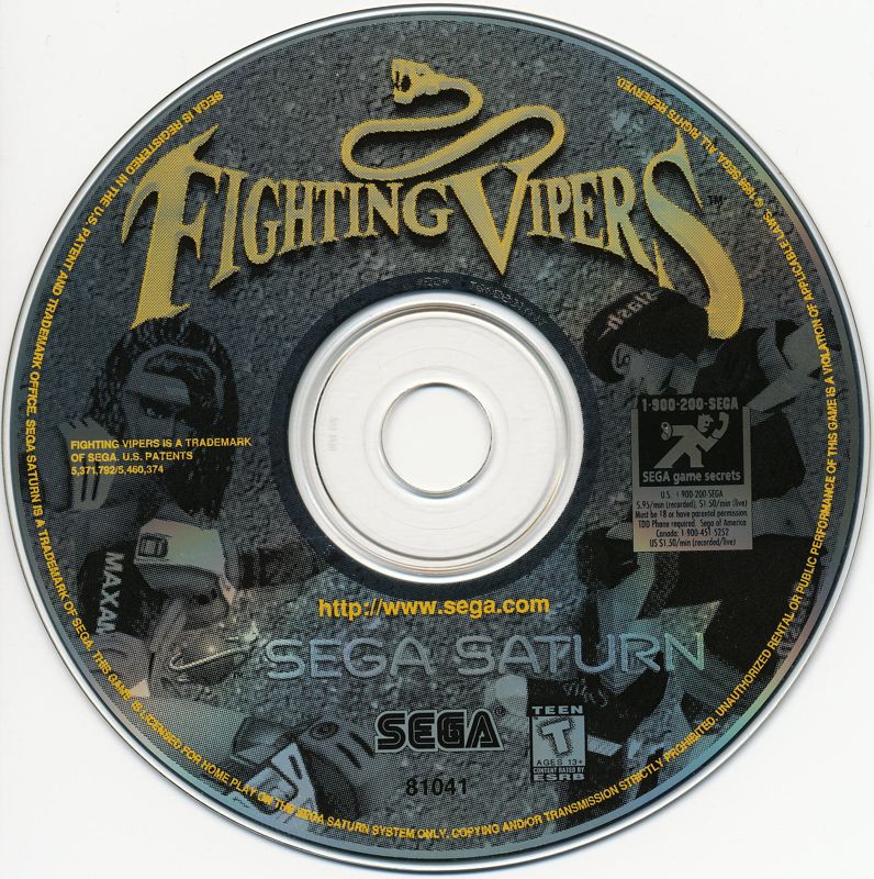 Media for Fighting Vipers (SEGA Saturn)