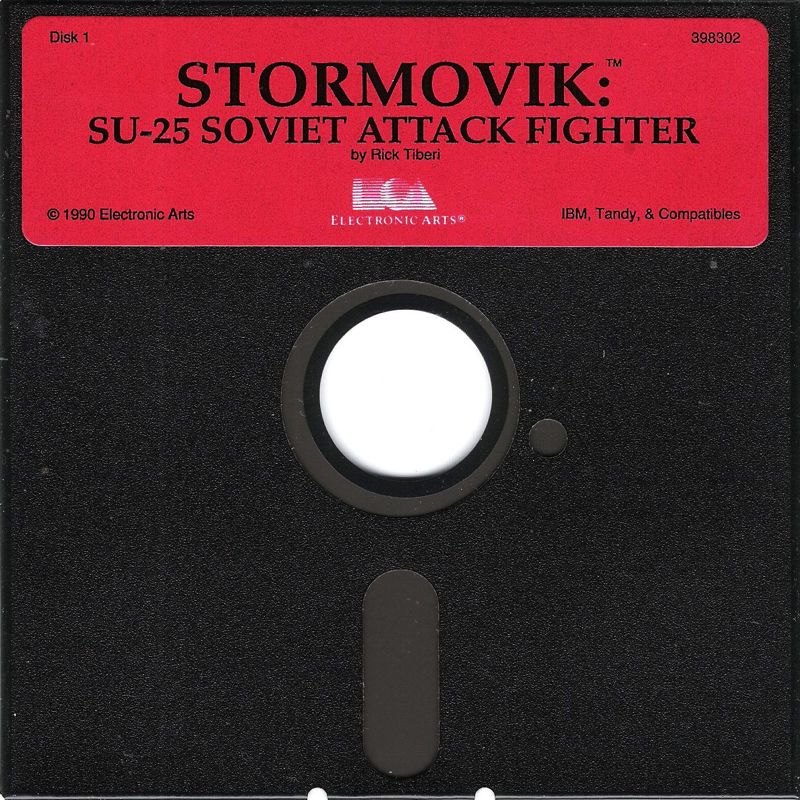 Media for Stormovik: SU-25 Soviet Attack Fighter (DOS) (5.25" 3 disks release (#3983)): 5.25" Disk 1/3