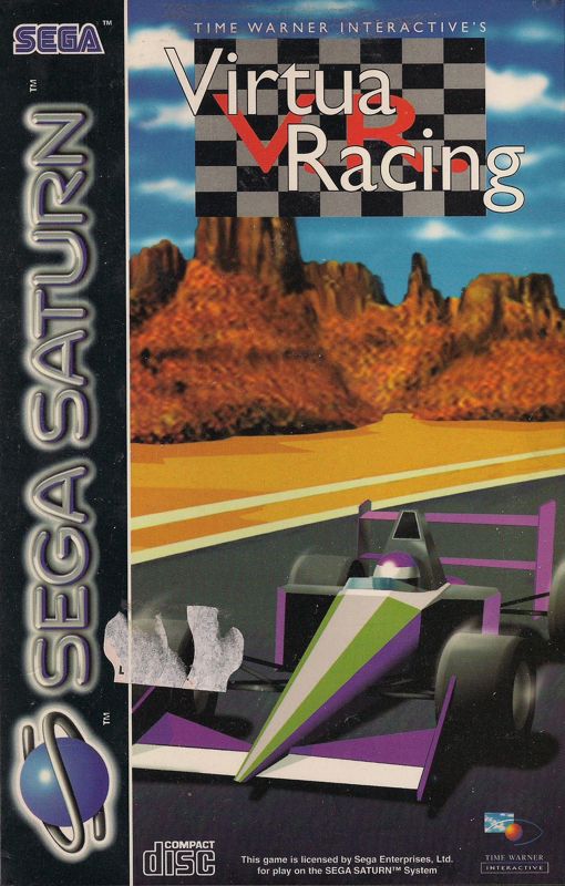 Front Cover for Time Warner Interactive's VR Virtua Racing (SEGA Saturn)