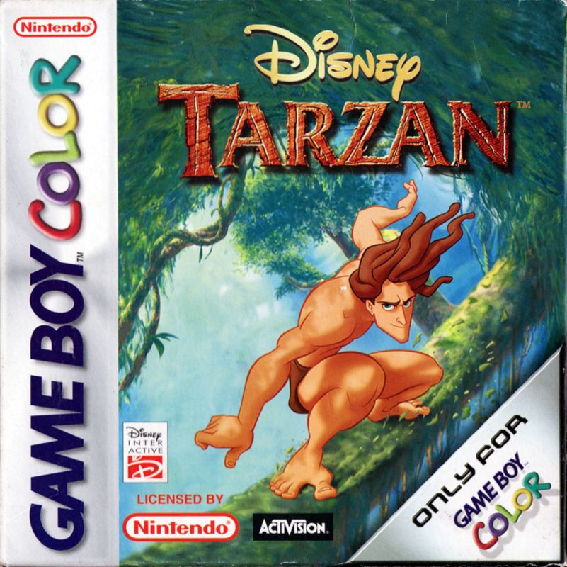 Front Cover for Disney's Tarzan (Game Boy Color)