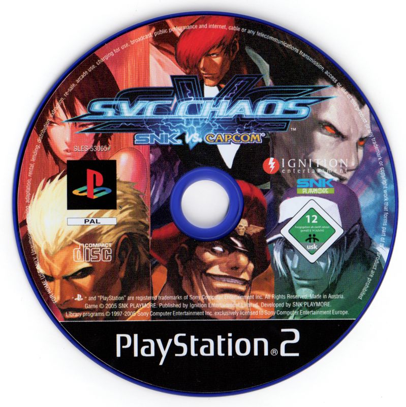 Media for SVC Chaos: SNK vs. Capcom (PlayStation 2)