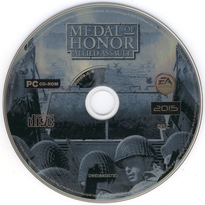 Media for Medal of Honor: Allied Assault (Windows) (EA Classics release): Disc 1