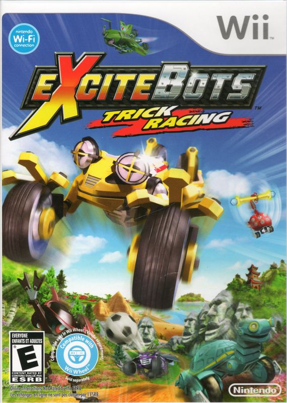 Front Cover for ExciteBots: Trick Racing (Wii)