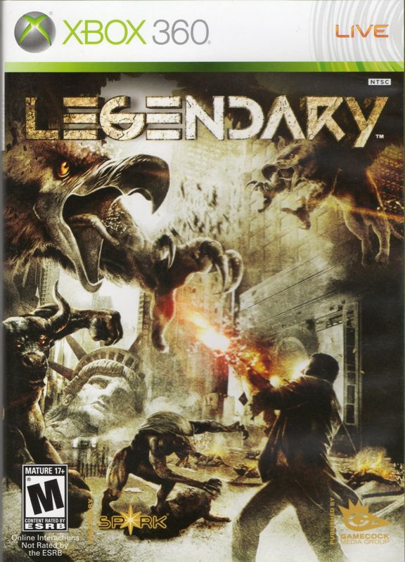 Front Cover for Legendary (Xbox 360)