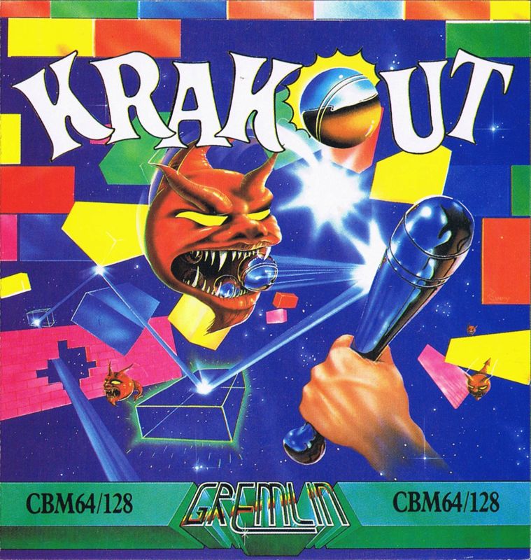 Front Cover for Krakout (Commodore 64) (Prism Leisure release)