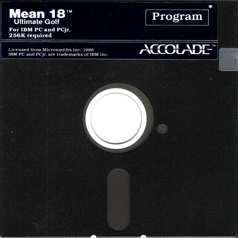 Media for Mean 18 (DOS) (Includes Famous Course add-on): Program Disk
