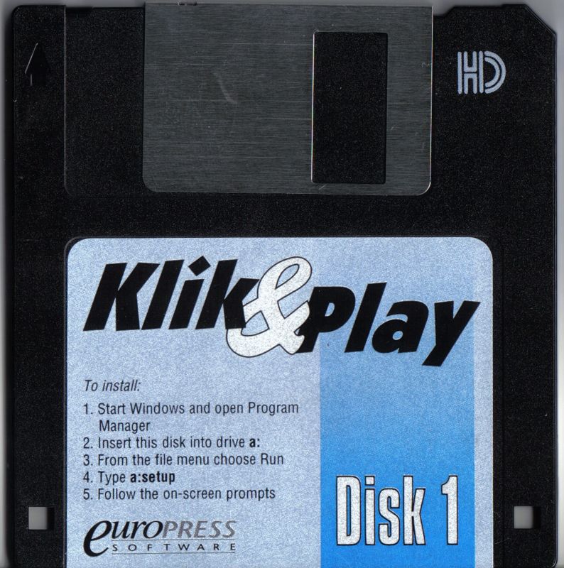 Media for Klik & Play (Windows 3.x): Disk 1