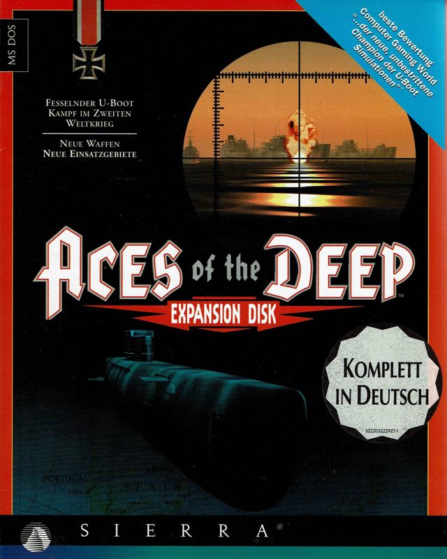 Front Cover for Aces of the Deep: Expansion Disk (DOS)