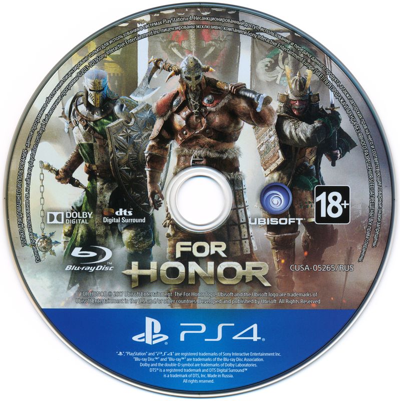 For Honor cover or packaging material MobyGames