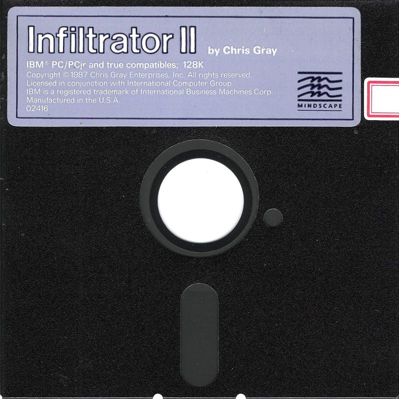 Media for Infiltrator II (DOS)