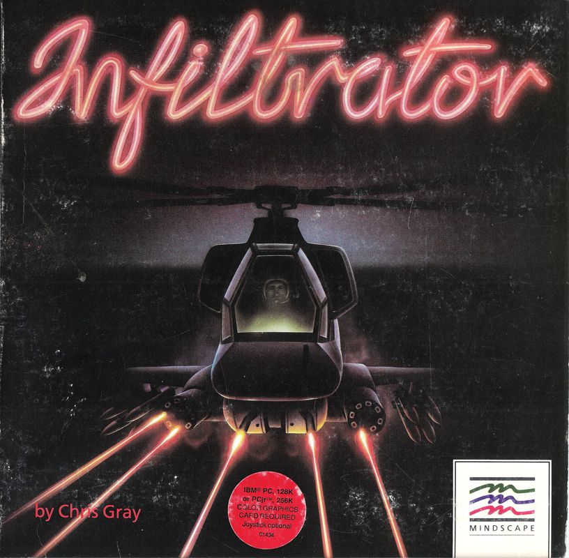 Front Cover for Infiltrator (DOS)