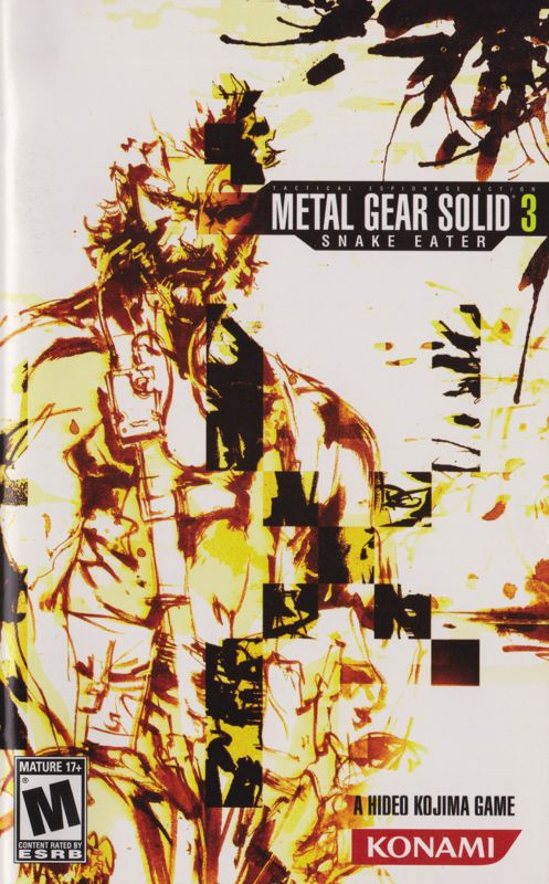 Manual for Metal Gear Solid 3: Snake Eater (PlayStation 2): Front
