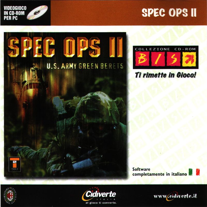 Front Cover for Spec Ops II: Green Berets (Windows) (Cidiverte BIS release)