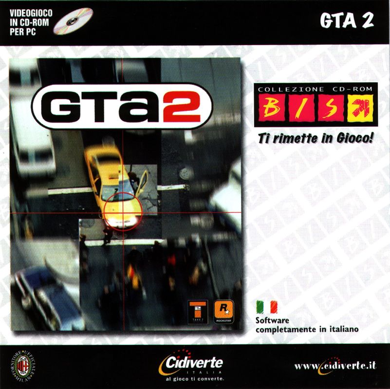 Front Cover for Grand Theft Auto 2 (Windows) (Cidiverte BIS budget release)
