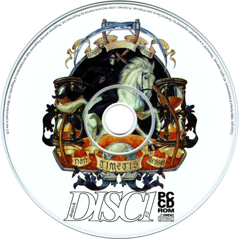 Media for Discworld II: Mortality Bytes! (DOS and Windows): Disc 1