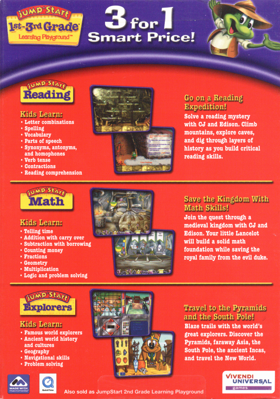 JumpStart 1st3rd Grade Learning Playground cover or packaging material
