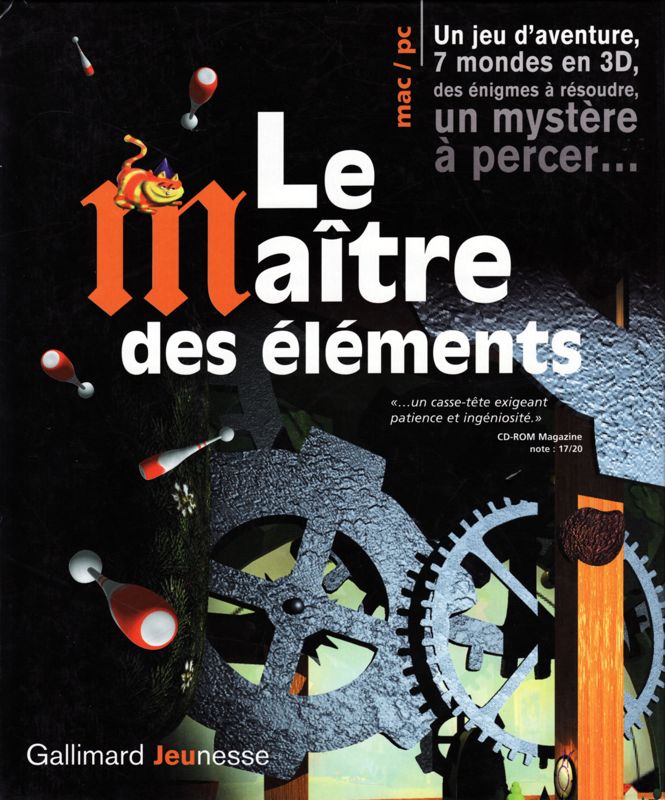Front Cover for Masters of the Elements (Macintosh and Windows)