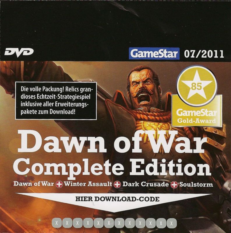 Front Cover for Warhammer 40,000: Dawn of War - The Complete Collection (Windows) (GameStar 07/2011 covermount (misprint))