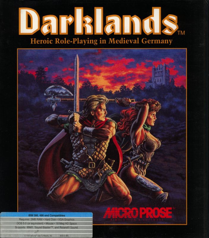 Front Cover for Darklands (DOS)