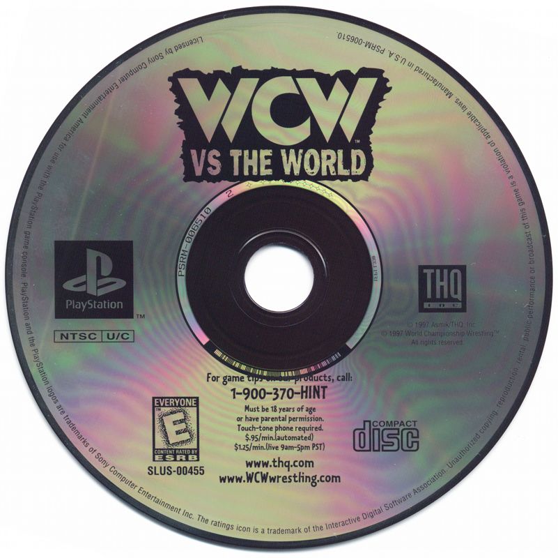 Media for WCW vs. the World (PlayStation) (Greatest Hits)