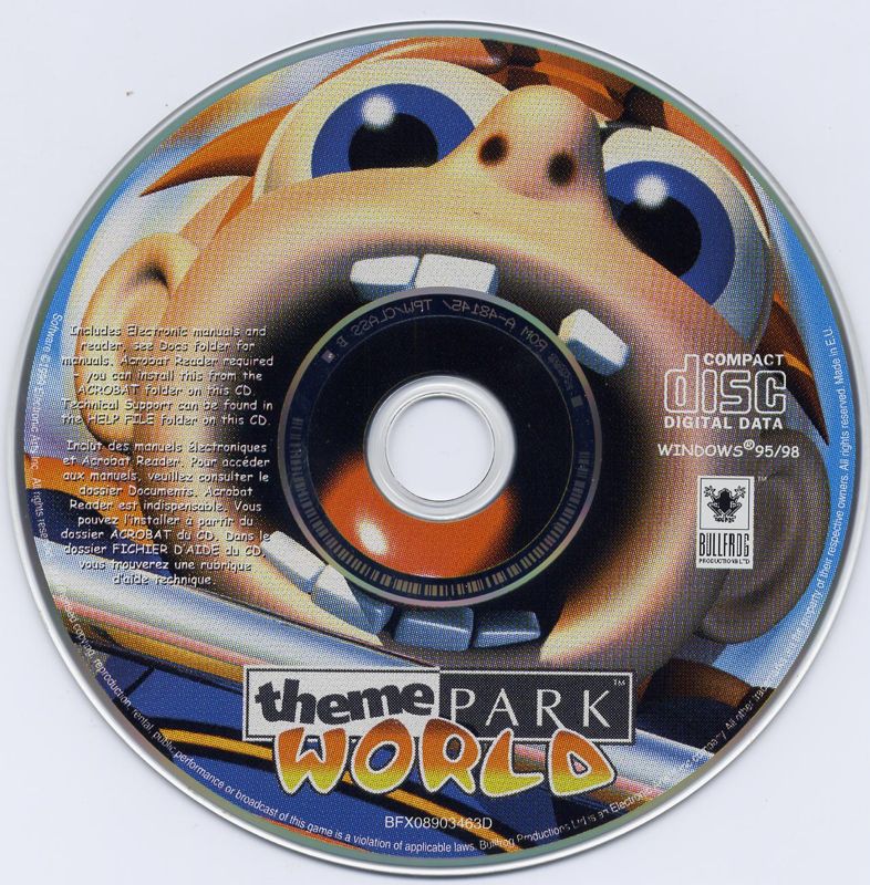 Media for Sim Theme Park (Windows) (EA Classics release (2000))