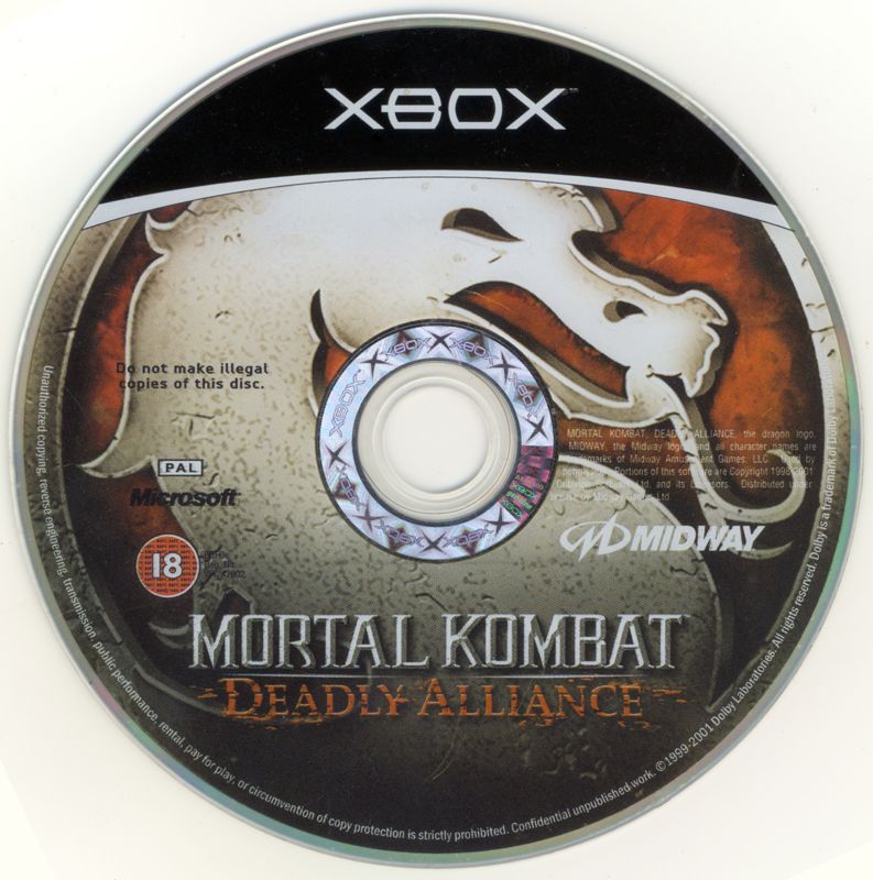 Media for Mortal Kombat: Deadly Alliance (Xbox)