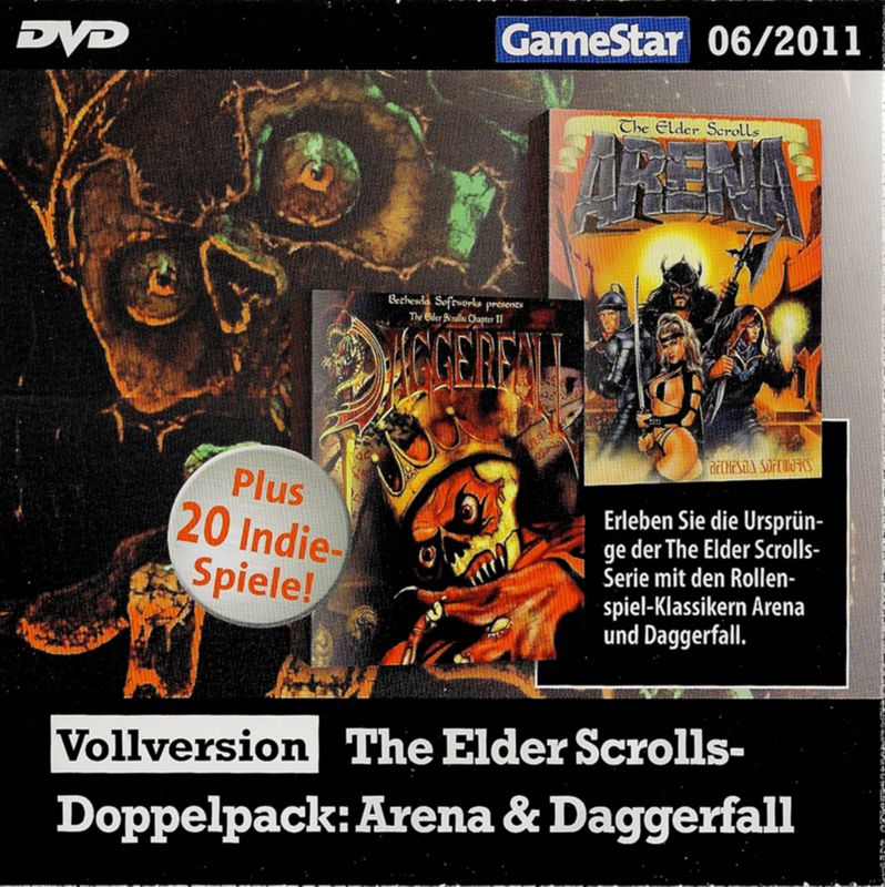 Front Cover for The Elder Scrolls: Arena (DOS) (GameStar 06/2011 covermount)