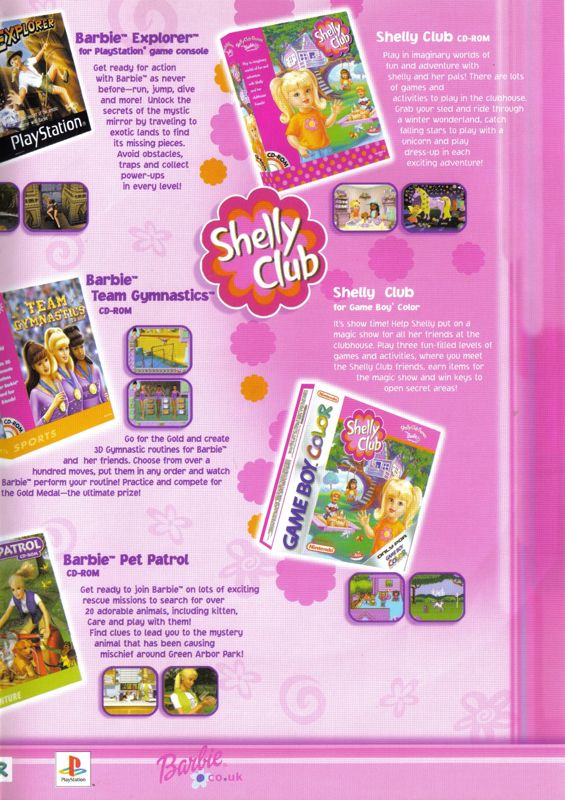 Inside Cover for Barbie Beauty Styler (Macintosh and Windows) (BestSeller Junior release): Right