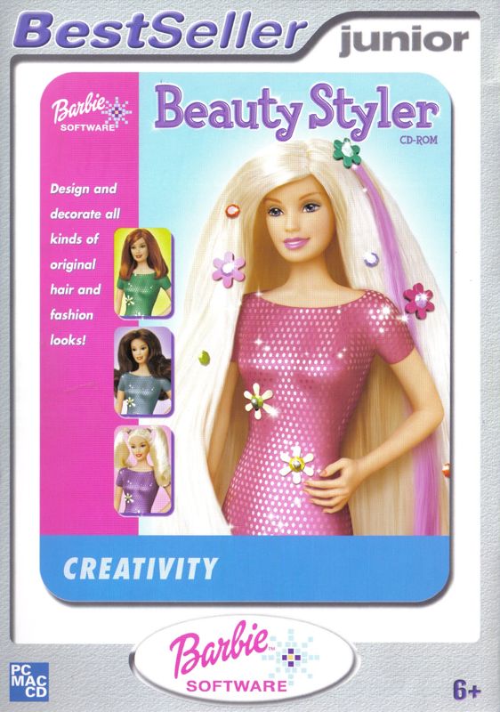 Front Cover for Barbie Beauty Styler (Macintosh and Windows) (BestSeller Junior release)